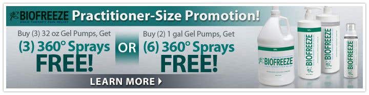 Biofreeze Practitioner-Size Promotion