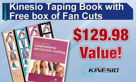 Kinesio Taping Book with Free box of Fan Cuts