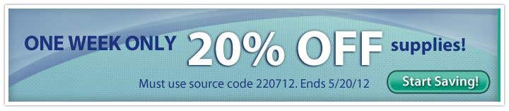 ONE WEEK ONLY- 20% Off!