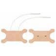Freedom Stim Tan Foam 2" X 3.5" Butterfly W/ Lead