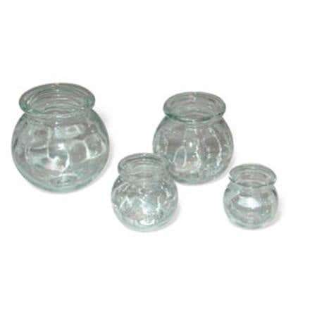 Glass Cupping Jars 4 Piece Set