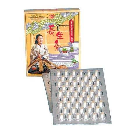 Chosei-Kyu Stick On Moxa, 0.2"Dia X 0.4"L, Box/100