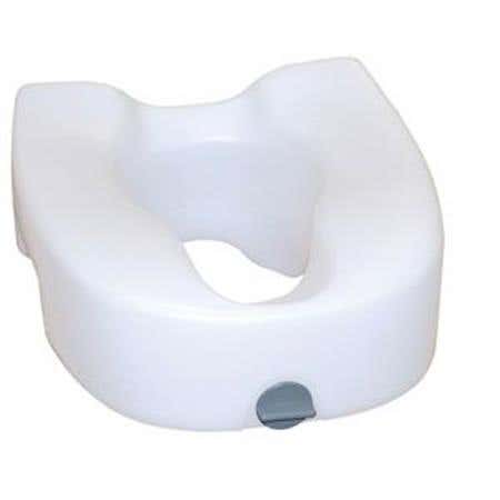 Premium Elevated Reg/Elongated Toilet Seat W/ Lock