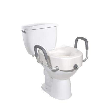 Premium Elevated Reg/Elon Toilet Seat W/Arm &amp; Lock