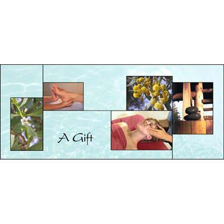 Aqua Collage Gift Certificate 25 Pack