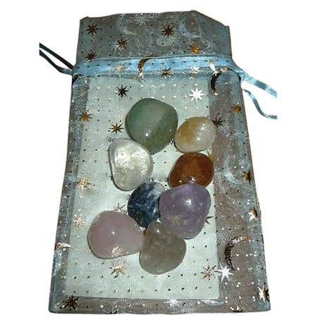 8 Chakra Gemstones With Pouch And Storycard