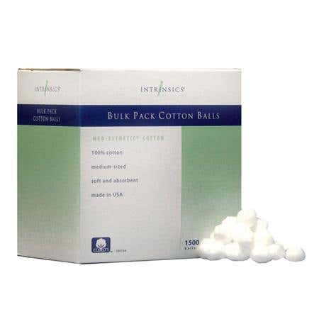 Intrinsics Bulk Cotton Balls 100% Cotton-1500 Ct
