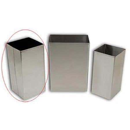 Standard Stainless Steel Waste Receptacle, 48 Qt