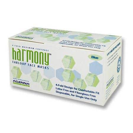 Adenna Harmony Ear Loop Face Mask, 50 count