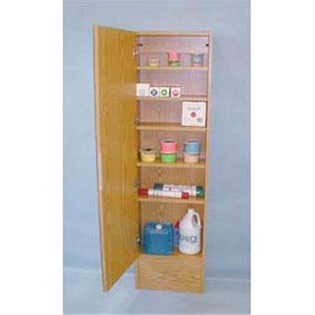 Cabinet With Mirror-Oak