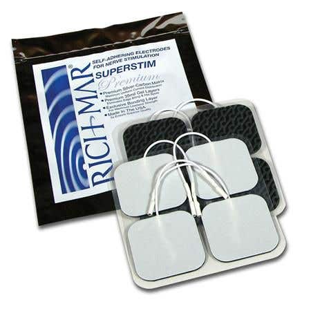 RichMar Super Stim Cloth Electrodes with Silver Matrix 4/Pack