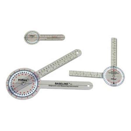 Baseline Hi-Res Plastic 12" Goniometer 360 Degree