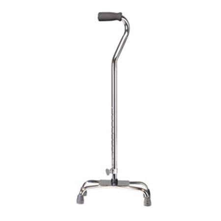 Quad Cane Small Base Chrome