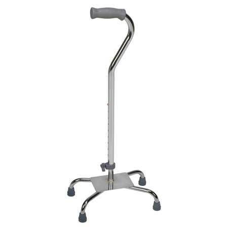 Mabis/Dmi Quad Cane, Black, Large Base