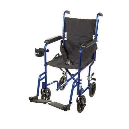 Drive Aluminum Transport Chair, Black
