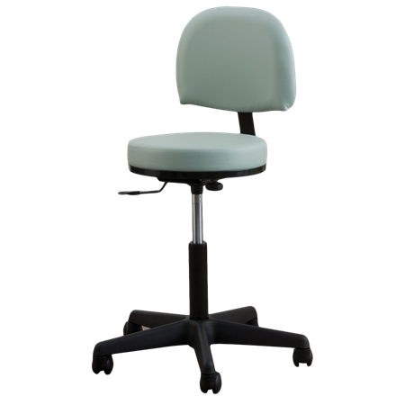 Oakworks® Premium Swivel Stool With Backrest