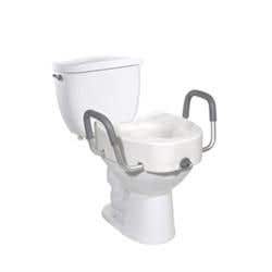 Premium Elevated Reg/Elon Toilet Seat W/Arm &amp; Lock