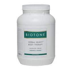 BIOTONE® Herbal Select® Body Massage Creme, 1 Gallon