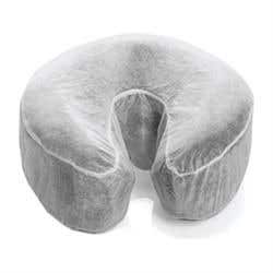 Fitted Disposable Face Rest Covers- White, 50/Pk
