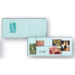 Aqua Collage Gift Certificate 25 Pack