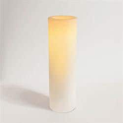 Flameless Wax Candle Unscented 8"