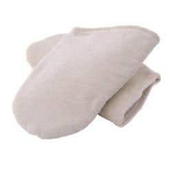 Insulated Terry Mitt White, 1 Pair