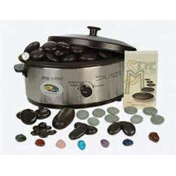 Stone Facial Massage Pkg 45 Stones, 120V Htr &amp; Dvd