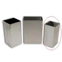Standard Stainless Steel Waste Receptacle, 32 Qt