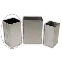 Standard Stainless Steel Waste Receptacle, 48 Qt