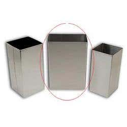Standard Stainless Steel Waste Receptacle, 64 Qt