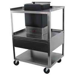 Ideal Service Center Cart With Drawer For E1 Hydrocollator Unit