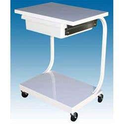 2 Shelf Specialty Cart With Drawer - White