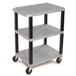 34" Shelf Cart - Gray