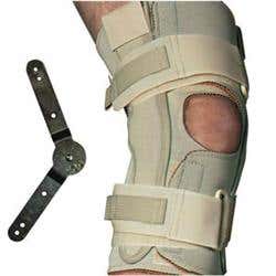 Range Of Motion Hinged Knee Wrap, Open Popliteal