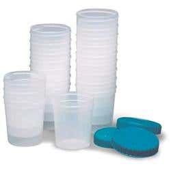Specimen Cups With Lids 4 Oz, 20/Pkg