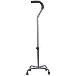 Quad Cane Large Base With Straight Handle