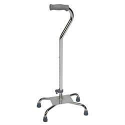 Mabis/Dmi Quad Cane, Black, Large Base