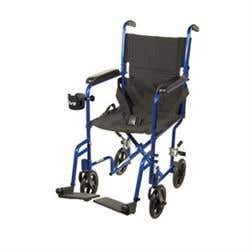 Drive Aluminum Transport Chair, Black