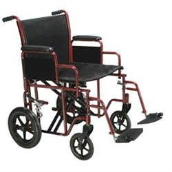 Drive Bariatric Transport Chair, Blue