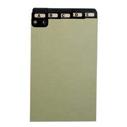 Alphabetic Metal Tabbed Index Set 8.5" X 5.5"