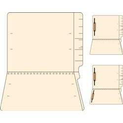 14 Pt Sngl Ply End Tab One Fastner 50 Count