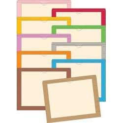 11 Pt End-Tab Pockets Printed Border 100/Box
