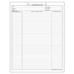 Progress Notes Form, 100/Pkg