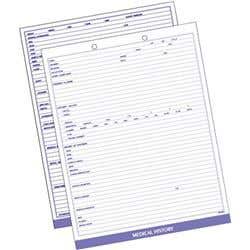 Medical History Form, 100/Package