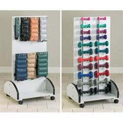 Mobile Cuff Weight &amp; Dumbbell Rack