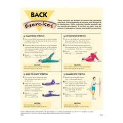 Back Exercises, 50 Tear-Off Sheets/Pad