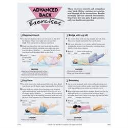 Advanced Back Exercises, 50 Tear-Off Sheets/Pad
