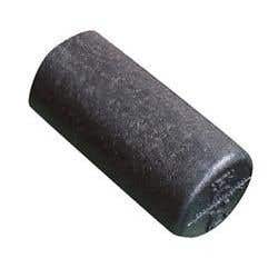 Cando High Denisty Black Foam Roller 6" x 12"