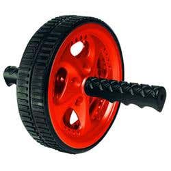 Valeo Dual Ab Wheel Black Tread W/ Red Wheels