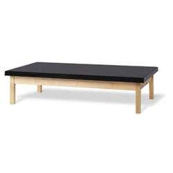 Bailey Basic Mat Table With 2" Black Upholstered Top